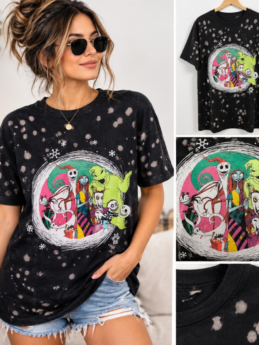 Disney The Nightmare Before Christmas NWT Graphic T-Shirt – Sz Large